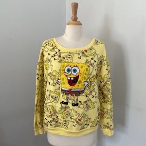 Scooby Doo! Spongebob Squarepants‎ Sweatshirt Youth Size M